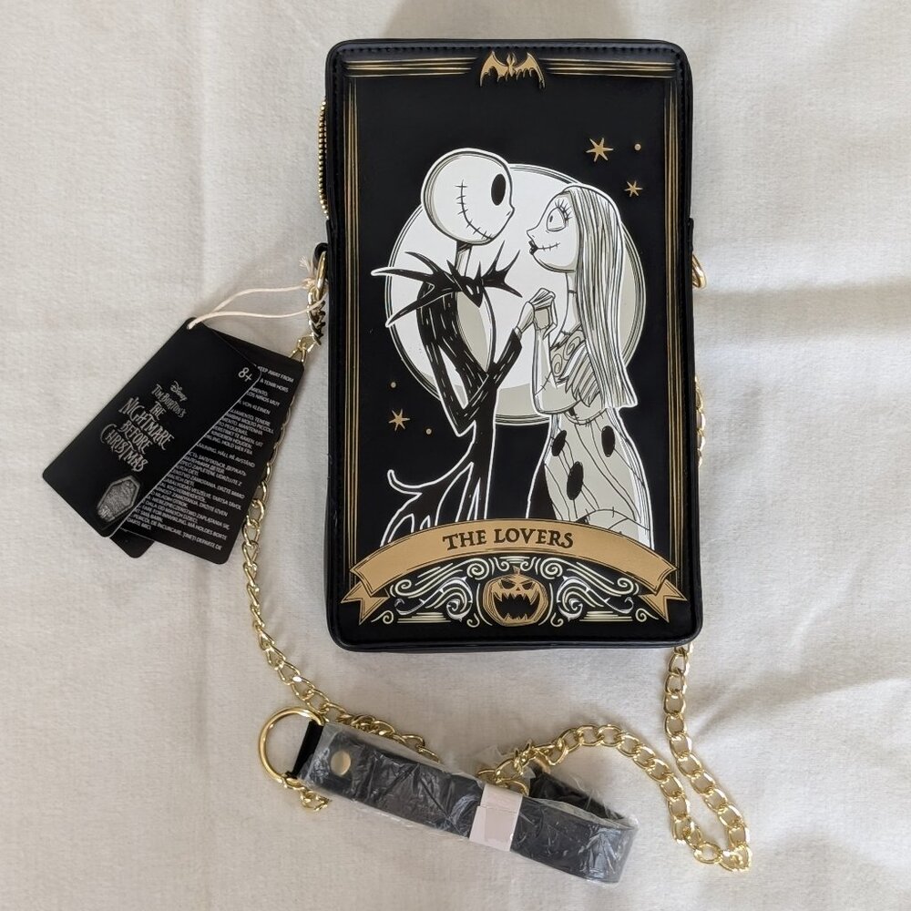 Loungefly x Disney The Nightmare Before Christmas Tarot Cards Crossbody Bag